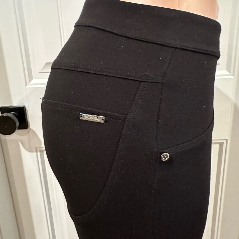 Joseph Ribkoff Black Ponte Pull On Legging Pants Size 8 - Picture 2 of 10